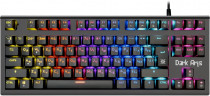 Клавиатура DEFENDER проводная, механическая, переключатели Outemu Red, подсветка клавиш, USB, Dark Arts GK-375, чёрный (45375)