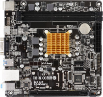 Материнская плата + процессор BIOSTAR , AMD E1-6010 (Dual Core 1.35GHz), 2xDDR3-1333, D-SUB+HDMI, 1xPCI-Ex16, 2xSATA3, 6 Ch Audio, GLan, (2+4)xUSB2.0, (2+0)xUSB3.2, 2xPS/2, Mini ITX, RTL {} (A68N-2100K)
