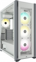 Корпус CORSAIR Full-Tower, без БП, с окном, подсветка, 4xUSB 3.0, USB Type-C, Audio, iCUE 7000X RGB White (CC-9011227-WW)