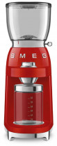 Кофемолка SMEG жернова, 150 Вт, вместимость 350 г, красный COFFEE GRINDER (CGF01RDEU)