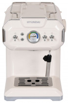 Кофеварка HYUNDAI эспрессо 850Вт бежевый/серебристый (HEM-5300)