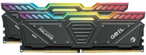 Комплект памяти GEIL 32GB DDR5 4800 DIMM DDR5 Polaris RGB Titanium Grey Gaming Memory Non-ECC, CL40, 1.1V, Heat Shield, Kit (2x16GB), RTL (GOSG532GB4800C40DC)