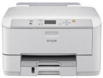 Принтер EPSON струйный, черно-белая печать, A4, двусторонняя печать, ЖК панель, сетевой Ethernet, Wi-Fi, AirPrint, WorkForce Pro WF-M5190DW (C11CE38401)