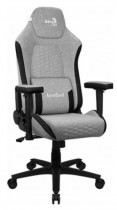 Кресло AEROCOOL текстиль, до 150 кг, материал крестовины: пластик, механизм качания, цвет: серый, CROWN AeroWeave Ash Grey (4711099471249)