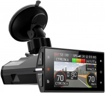 Видеорегистратор автомобильный SILVERSTONE F1 GPS черный с радар-детектором (S-BOT-PRO)