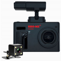 Видеорегистратор автомобильный SHO-ME GPS ГЛОНАСС черный с радар-детектором (COMBO NOTE WIFI DUO)