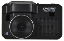 Видеорегистратор автомобильный DIGMA Freedrive 750 GPS черный с радар-детектором (Freedrive FD750)