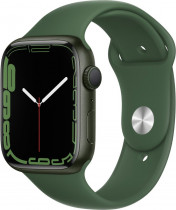 Смарт часы APPLE Watch Series 7, 45 мм, корпус из алюминия зеленого цвета, спортивный ремешок 