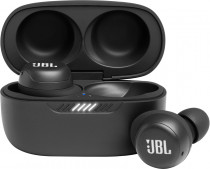 TWS гарнитура JBL беспроводные наушники с микрофоном, затычки, динамические излучатели, Bluetooth, 20-20000 Гц, импеданс: 16 Ом, работа от аккумулятора до 7 ч, Live Free NC+ TWS Black, чёрный (JBLLIVEFRNCPTWSB)