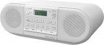 Аудиомагнитола PANASONIC белый 20Вт CD CDRW MP3 FM(dig) USB BT (RX-D550GS-W)