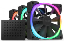 Комплект вентиляторов для корпуса NZXT Aer RGB 2 - 120mm Triple Starter Pack - Black [] (696475) (HF-2812C-TB)