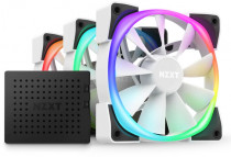 Комплект вентиляторов для корпуса NZXT Aer RGB 2 - 120mm Triple Starter - White [] (697144) (HF-2812C-TW)