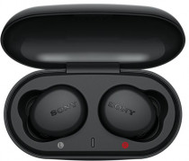 TWS гарнитура SONY беспроводные наушники с микрофоном, вкладыши, динамические излучатели, Bluetooth, 20-20000 Гц, регулятор громкости, работа от аккумулятора до 5 ч, TWS, WF-XB700 Black, чёрный (WFXB700B.E)