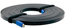 Кабель KRAMER HDMI C-HM/HM/FLAT/ETH-50 HDMI-HDMI (Вилка - Вилка) c Ethernet (v 1.4), плоский, 15.2 м (97-01014050)