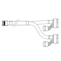 Кабель BROADCOM Cable, U.2 Enabler, HD (SFF8643) -to- (SFF8639), 1m, Used to attach directly to the 8639 interface of the NVMe drive (05-50064-00)