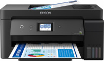 МФУ EPSON струйный, цветная печать, A3, двусторонняя печать, печать фотографий, планшетный сканер, ЖК панель, сетевой Ethernet, Wi-Fi, L14150 (C11CH96404)