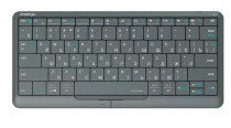 Клавиатура PRESTIGIO Click&Touch 2, wireless multimedia smart keyboard with touchpad embedded into keys, auto-switch between keyboard and touchpad modes, touch multimedia sliders, left and right physical 