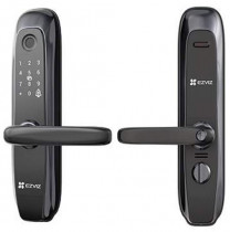 Умный замок EZVIZ CS-L2 Отпечаток пальца, пароль, бесконтактная карта, механический ключ/Железная,деревянная дверь 40 до 110 мм/4 AA батареи/Micro-USB (CS-L2-11FCP)