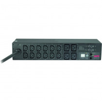 Распределитель питания APC Rack PDU, Metered, 2U, 230V, 32A, output: (12) IEC 320 C13 & (4) IEC 320 C19, input: IEC 309 32A 2P+E, 3,66m power cord (AP7822B)