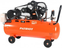 Компрессор поршневой PATRIOT PTR 100-670 масляный 670л/мин 100л 3000Вт оранжевый (525306330)