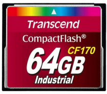 Карта памяти TRANSCEND 64 Гб, Compact Flash, 64 Гб, чтение: 60 Мб/с, 170 x, CF (TS64GCF170)