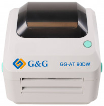 Термопринтер G&G (для печ.накл.) стационарный белый (GG-AT-90DW-WE)