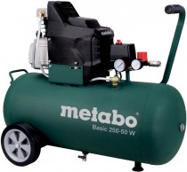 Компрессор поршневой METABO Basic 250-50 W масляный 110л/мин 50л 1500Вт зеленый (601534000)