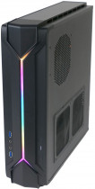 Корпус SILVERSTONE Slim-Desktop, без БП, подсветка, 2xUSB 3.0, Raven RVZ03B-ARGB, чёрный (SST-RVZ03B-ARGB)