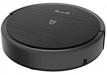 Робот-пылесос IRBIS bean 0221 Robot vacuum Bean 0221, 4400 mAh, 12W, black. Included: charging station, power adapter, remote, cloth for wet, velcro - 2, side brushes - 4, roller brush -2, water + dust tank (IRB0221_B)