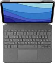 Клавиатура LOGITECH Combo Touch for iPad Pro 12.9-inch (5th generation) - GREY - RUS - INTNL (920-010187)