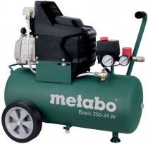 Компрессор поршневой METABO Basic 250-24 W масляный 110л/мин 24л 1500Вт зеленый (601533000)