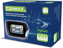 Автосигнализация CENMAX Vigilant ST14 D с обратной связью + дистанционный запуск брелок с ЖК дисплеем (VIGILANT ST14 D АВТОЗАПУСК)