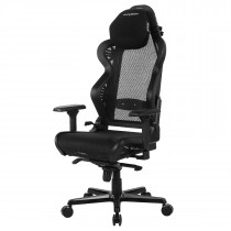 Кресло DXRACER текстиль, до 150 кг, материал крестовины: металл, механизм качания, поясничный упор, спинка из сетки, цвет: чёрный, Air (AIR/D7200/N)
