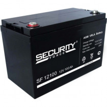 Аккумуляторная батарея SECURITY FORCE ёмкость 100 Ач, напряжение 12 В (SF 12100)