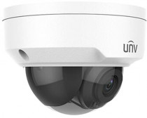 Видеокамера наблюдения UNIVIEW IP Купольная антивандальная 4 Мп с ИК подсветкой до 30 м., фикс. объектив 2,8 мм (IPC324ER3-DVPF28-RU)