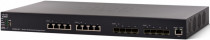Коммутатор CISCO управляемый, 8 портов Ethernet 10 Гбит/с, 8 uplink/стек/SFP (до 10 Гбит/с), установка в стойку (SX550X-16FT-K9-EU)