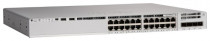Коммутатор CISCO управляемый, уровень 3, 24 порта Ethernet 1 Гбит/с, 4 uplink/стек/SFP (до 10 Гбит/сек), установка в стойку, USB-порт, 4096 МБ встроенная память, 2048 МБ RAM (C9200L-24P-4X-RA)