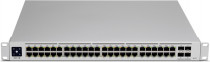 Коммутатор UBIQUITI управляемый, 48 портов Ethernet 1 Гбит/с, 4 uplink/стек/SFP (до 10 Гбит/с), поддержка PoE, установка в стойку (USW-PRO-48-POE)