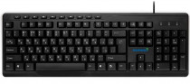 Клавиатура NORBEL NKB 001, проводная полноразмерная, USB, 104 клавиши + 10 мультимедиа клавиш, ABS-пластик, длина кабеля 1,8 м, чёрный (NKB001)