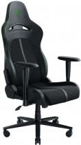 Кресло RAZER искусственная кожа, до 136 кг, материал крестовины: металл, механизм качания, поясничный упор, цвет: чёрный, зелёный, Enki X (RZ38-03880100-R3G1)