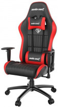 Кресло ANDA SEAT искусственная кожа, до 150 кг, материал крестовины: металл, поясничный упор, механизм качания, цвет: чёрный, красный, Jungle Black/Red (AD5-03-BR-PV)