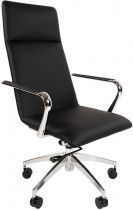 Кресло CHAIRMAN искусственная кожа, до 120 кг, материал крестовины: металл, механизм качания, цвет: чёрный, 980 Black (7066658)
