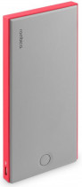 Внешний аккумулятор ROMBICA 10000 мАч, максимальный ток 2.1 А, два разъема USB, переходник на micro USB, вес 180 г, чехол, NEO NS100R (NS-00100R)