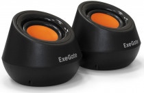 Акустическая система EXEGATE 2.0, мощность 6 Вт, 100-20000 Гц, корпус из пластика, USB, Disco 130 Black (EX287060RUS)