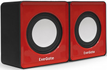 Акустическая система EXEGATE 2.0, мощность 6 Вт, 100-20000 Гц, корпус из пластика, USB, Disco 140 Red (EX289920RUS)