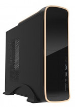 Корпус POWERCOOL Slim-Desktop, 300 Вт, SFX 300W-80mm,24+8pin, чёрный (S0510BK-300W)