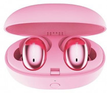 TWS гарнитура 1MORE беспроводные наушники с микрофоном, затычки, динамические излучатели, Bluetooth, импеданс: 16 Ом, регулятор громкости, работа от аккумулятора до 6.5 ч, Stylish True Wireless Pink, розовый (E1026BT-I-Pink)
