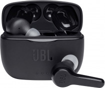 TWS гарнитура JBL беспроводная, затычки, Bluetooth, Tune 215 TWS Black, чёрный (JBLT215TWSBLK)