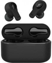TWS гарнитура 1MORE беспроводные наушники с микрофоном, затычки, динамические излучатели, Bluetooth, импеданс: 16 Ом, работа от аккумулятора до 3.5 ч, PistonBuds Black, чёрный (ECS3001T-Black)