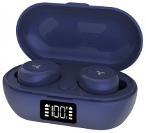 TWS гарнитура ACCESSTYLE беспроводные наушники с микрофоном, вкладыши, динамические излучатели, Bluetooth, 20-20000 Гц, импеданс: 32 Ом, работа от аккумулятора до 4 ч, синий (Melon TWS Blue)